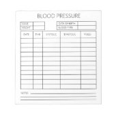 血圧 ノートパッド (正面)