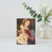 血大切イエズス聖ゲルトルード聖札 名刺 (スタンド正面)