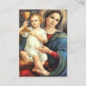 血大切院ゲルトゥード祈りの言葉聖札 名刺 (正面)