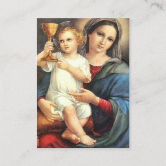 血大切院ゲルトゥード祈りの言葉聖札 名刺 (正面)