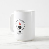 血大切(OPB)シールマグ コーヒーマグカップ (正面左)