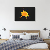 血小板の概念像 キャンバスプリント (インサイチュ (寝室))