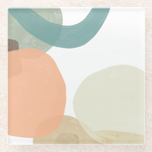 血小板 ガラスコースター (正面)