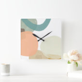 血小板 スクエア壁時計 (ホーム)