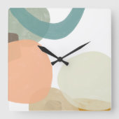 血小板 スクエア壁時計 (正面)