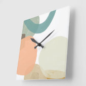 血小板 スクエア壁時計 (傾斜)