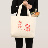 血手 ラージトートバッグ (正面(商品))