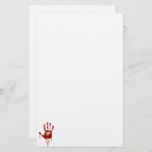 血手 便箋 (正面/裏面)