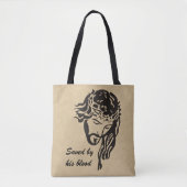 血救のイエス・クラウン・オブ・トーンズ トートバッグ (正面)