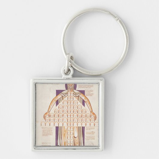 血族の氏354 fol.256vの木 キーホルダー (正面)