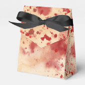 血染めのヴィンテージ紙 ハロウィン ゴシックパーティー フェイバーボックス (正面サイド)