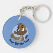 血栓与えの親指 キーホルダー (裏面)