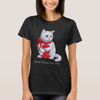 血栓性血小板減少性認識度月赤里 Tシャツ