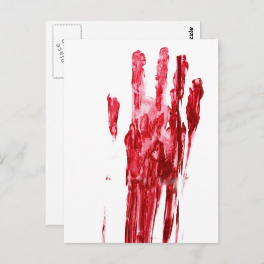 血殺人 ポストカード (正面/裏面)