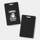 血汗涙電気技師 バッジ (正面＆裏面)