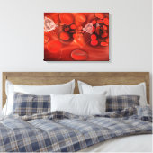 血流中の医療用ナノボット キャンバスプリント (インサイチュ (寝室))