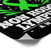 血液がんギフト非ホジキンリンパ腫認識度R ポスター (角)