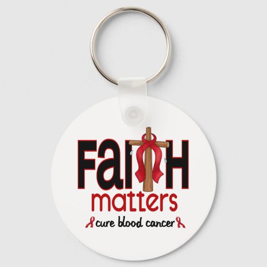 血液がん信仰は十字架に関する1 キーホルダー (正面)