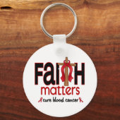 血液がん信仰は十字架に関する1 キーホルダー (正面)