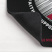 血液がん認識度ブルゴーニュ多発性骨髄腫W マウスパッド (コーナー)