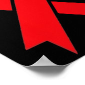 血液がんRed Ribbon Week認識度HIVIDS Awa ポスター (角)