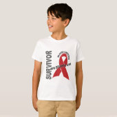 血液の癌の生存者 Tシャツ (正面フル)
