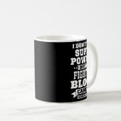 血液ガン認識度Lと戦やる気を起こさせるう コーヒーマグカップ (正面右)