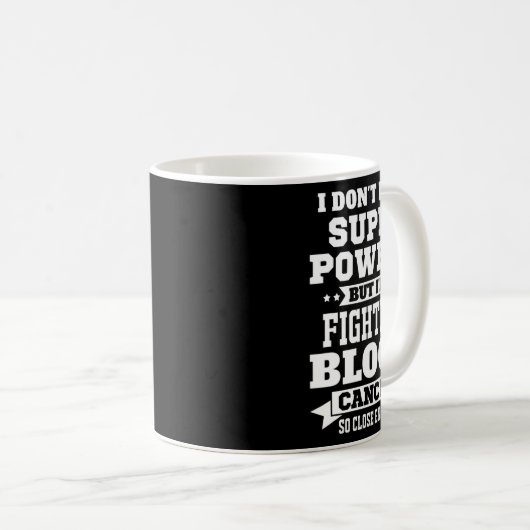 血液ガン認識度Lと戦やる気を起こさせるう コーヒーマグカップ (正面右)