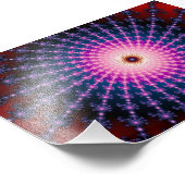 血液ショットフラクタル旋回 フォトプリント (角)