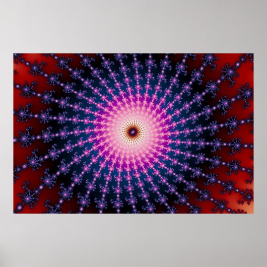 血液ショットフラクタル旋回 ポスター (正面)