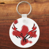 血液スカル キーホルダー (正面)
