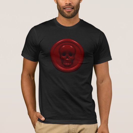 血液スカル Tシャツ (正面)