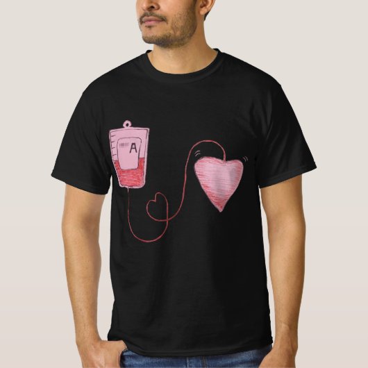 血液ドライブスケッチ Tシャツ (正面)