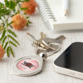 血液バラゴシックウェディングパーティーギフト キーホルダー (側面)