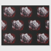 血液バラゴシック ラッピングペーパー (フラット)