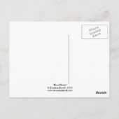 血液バラ – はがき (裏面)