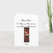 血液バラ- Notecard カード (裏面)