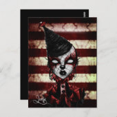 血液ピエロ ポストカード (正面/裏面)