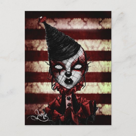 血液ピエロ ポストカード (正面)