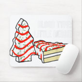 血液型の小さなデビクリスマスツリーのスナックケーキ マウスパッド (マウス)