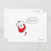 血液型はがき ポストカード (正面/裏面)