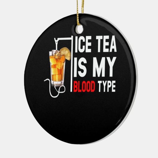 血液型はアイスティーナース セラミックオーナメント (左)