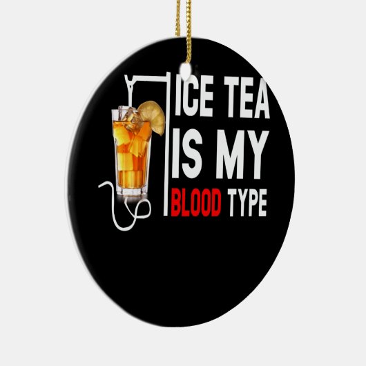 血液型はアイスティーナース セラミックオーナメント (右)