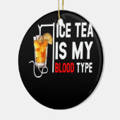 血液型はアイスティーナース セラミックオーナメント (左)