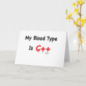血液型はc++ カード (黄色い花)