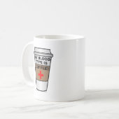 血液型コーヒーおもしろマグカップ コーヒーマグカップ (正面左)
