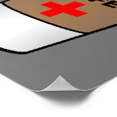 血液型コーヒーポスおもしろいター ポスター (角)