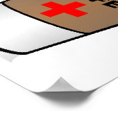 血液型コーヒーポスおもしろいター ポスター (角)