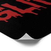 血液型整形グリッター ポスター (角)