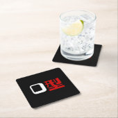 血液型漢字日本の字 スクエアペーパーコースター (インサイチュ)